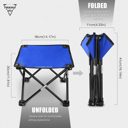 Backpacking 220lbs 14.17 11.8 inch) Forbidden Road Camping Stool Portable Footrest for Hiking Fishing Beach Travel