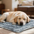 Fulltour 54"x24.8" Dog Car Seat Cover for Back Seat, Non-Slip Pet Bed Mat, Washable Flannel Travel Mat for SUV