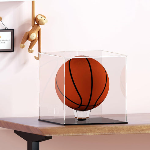 Large Ball Stand 3-Pack - Acrylic Display Stand for Football, Basketball, Soccer, Volleyball, Rugby