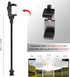 Lixada Kayak Phone Mount - Universal Boat Bracket Canoe Camera Holder with Flexible Long Arm