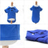 lovelonglong Basic Dog Polo Shirts, Premium Cotton T-Shirts for Large Medium Small Dogs, Blue S