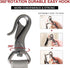 Fida 4 FT Heavy Duty Dog Leash - 2 Comfortable Padded Handles with Traffic Handle & Easy Snap Hook (Grey)