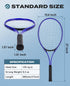 HIRALIY Adult Recreational Tennis Rackets, 27 Inch Lightweight Set for Student Training, Includes 3 Tennis Balls