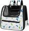 Baby Footprints Pattern Green Blue (3) Pet Travel Carrier | Ventilated Comfortable