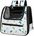 Baby Footprints Pattern Green Blue (3) Pet Travel Carrier | Ventilated Comfortable