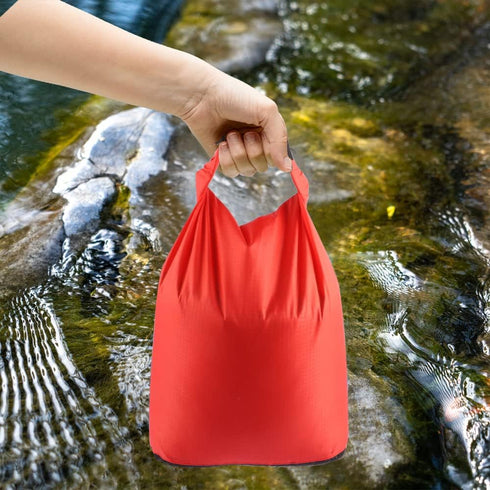 Pimoys 5 Pack Waterproof Dry Sacks - Lightweight Outdoor Dry Bags with Shoulder Strap, 20L / 12L / 10L / 6L / 3.5L for