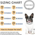 Dog Chain Collar, Silver Dog Necklace Diamond Cuban Link 13mm Wide Metal Pet Collar for Large Medium Small Dogs