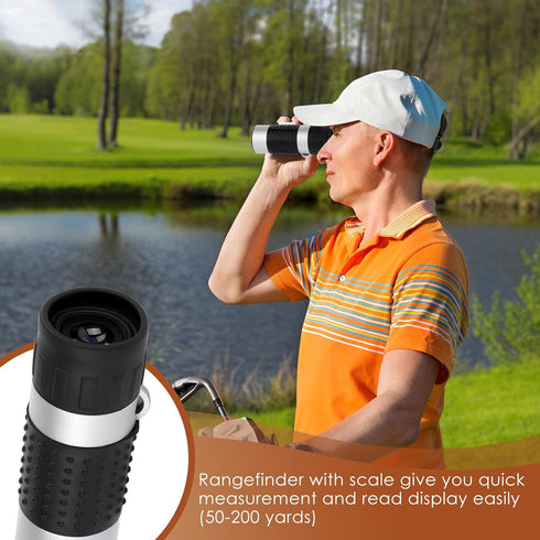 Golf Accessories Kit with High-Grade Handbag, Golf Balls, Rangefinder, and More for Men and Women