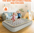 60") Inflatable Toddler Travel Bed: Portable Blow Up Travel Toddler Bed with Safety Sides - Toddler Air Mattress