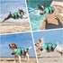 Dog Life Jacket, Reflective & Adjustable Dog Life Vest with Rescue Handle for Swimming and Boating, Ripstop Safety Life