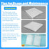 6-Pack 110, AQUANEAT Replacement Filter Sponge Pads, Aquarium Foam Insert Compatible with AquaClear Fish Tank Filter