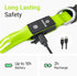Tractive LED Light Up Dog Collar, USB Rechargeable Waterproof for Large Dogs (Green)