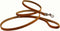 Genuine Leather Classic Dog Leash - 4' Long, 3/8" Wide, Ideal for Puppies and XSmall Breeds