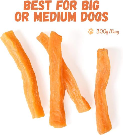 27-31 Counts Pawmate Sweet Potato Dog Treats, Healthy Low Fat Dog Chews Rawhide Free Grain Free Training Treats