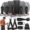 Resistance Bands with Handles - Exercise Bands, Workout Bands with Door Anchor and Ankle Straps for Home Workout