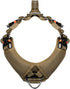 ICEFANG Dog Strap Harness, Large, K9 Vest, Y-Shape Chest, Adjustable, No-Pull Front Leash Clip, Pack of 1, Brown
