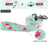 Ihoming Dog Collar and Leash Set for Daily Outdoor Walking, Floral Spring Design for Large Dogs and Cats