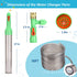 ZZM Fish Tank Cleaning Tools, Aquarium Water Changer Kit, Siphon Vacuum Gravel Cleaner