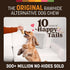 6 Count Earth Animal No Hide Chews - Long Lasting Rawhide Free Small Dog Chews Rolls, Chicken