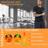 Men's Compression Vest Sweat Enhancer - Short Sleeve Waist Trainer for Gym Workouts