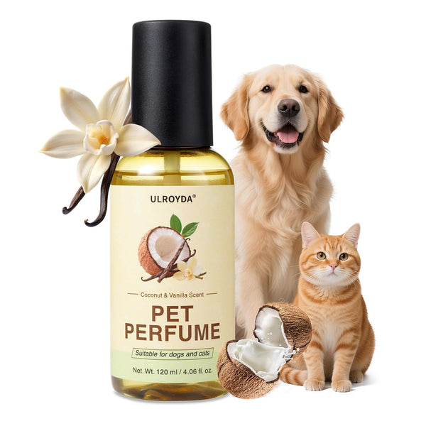 Dog Cologne & Pet Perfume Long-Lasting Coconut & Vanilla Scent | Alcohol-Free