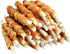MON2SUN Dog Treats, Rawhide Twist Chicken Hide Sticks, Suitable for Puppy and