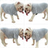 Lovelonglong Pet Clothing Dog Costumes Basic Blank T-Shirt Tee Shirts for Medium Dogs (Gray, XXL)