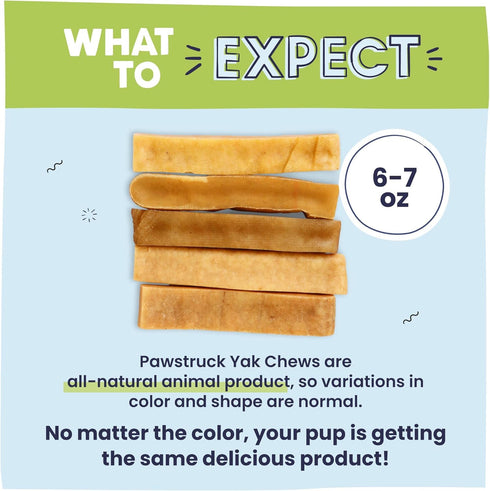 Pawstruck Monster Himalayan Yak Dog Chew (6-7 oz) - Natural Long-Lasting Jumbo Treat for Dogs, Best XL Thick Chew Stick