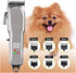HPNZNNVW Trimmer Pets(Set 2) Pet Grooming Kit Dog & Cat Hair Clipper, Quiet Animal for Puppies, Kittens & Small