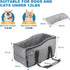 Center Console Dog Car Seat for Small Dogs Up to 12lbs, Portable Middle Console Booster Seat with Adjustable Straps