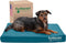 Furhaven Water-Resistant Cooling Gel Dog Bed for Medium/Small Dogs, Removable Washable Cover, Indoor/Outdoor, Deep