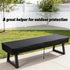 ZHUOGWJFJ Weight Bench Cover for Home Gym, Waterproof Fitness Bench Protector with Anti-Slip Elastic Bottom, Washable