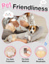 Dono Disposable Dog Diapers Female with Wetness Indicator, Disposable Doggie Diapers for Dogs in Heat, Super Absorbent