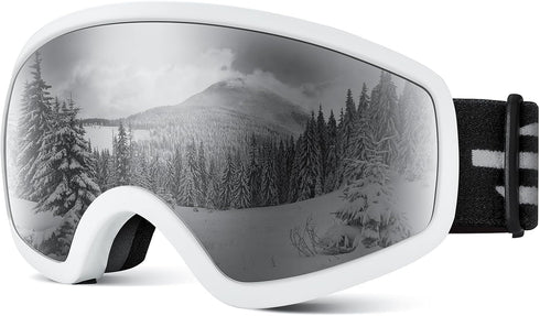Kids Ski Goggles, Snow Ski Goggles for Youth and Teens Boys and Girls Ages 5-14