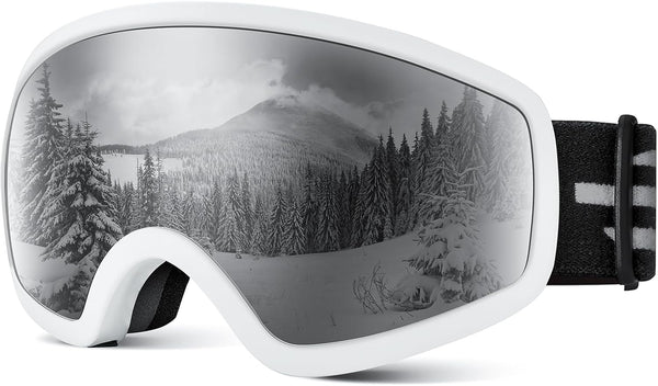 Kids Ski Goggles, Snow Ski Goggles for Youth and Teens Boys and Girls Ages 5-14