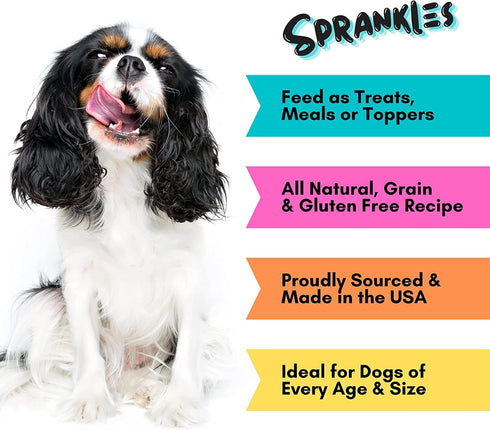 Freeze Dried Dog Food for Small & Large Breeds Dogs, 16 Oz Beef Dog Food Toppers for Picky Eatres, Made in USA - Grain Free & All Natural Freeze Dried Dog Treats Made with 96% Meat Organs