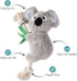 Fringe Studio Squeaker Pet Toy, Koala Bear (289652), Gray X-Large