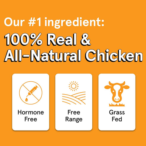 12oz 95% TRMC Real Meat Dog Treats - Bag of Bite-Sized Air-Dried Venison & Chicken Jerky for Dogs - Grain-Free Jerky
