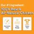 12oz 95% TRMC Real Meat Dog Treats - Bag of Bite-Sized Air-Dried Venison & Chicken Jerky for Dogs - Grain-Free Jerky