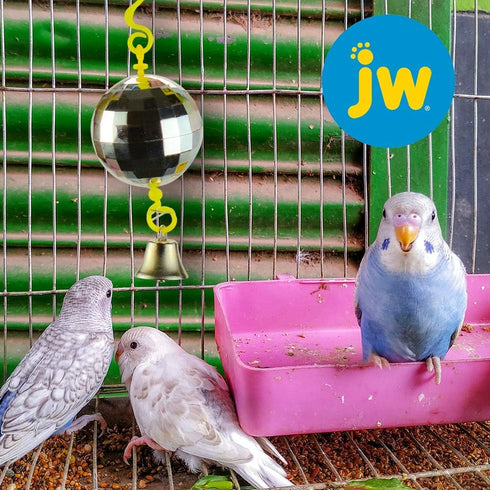 JW Pet Disco Ball Bird Toy - Colorful Fun