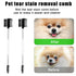 2PCS Double-Headed Dog Eye Comb, Soft Bristles for Tear Stain Removal and Pet Facial Grooming