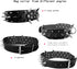 New Spiked Dog Collar, Protecting Neck from Biting, Spiked Studded Pet Collar for Small Dogs, 2" Width, Black (Fits