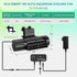 Aquarium Chillers Cooling Fan, DC12V Auto Fish Tank Cooling Fan with Adjust Knob, Broad Airflow