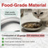 18/8 Stainless Steel Cat Bowls, Human Grade, Whisker Friendly, Pack of 1