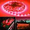 Pontoon Boat Light, Marine LED Light Strip for Duck Jon Bass Boat, Red, 12v Flex Lighting