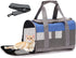 Cat Carrier, Soft Collapsible Travel Carrier for Small Medium Cats Dogs Puppies Under 15 Lbs (Greyblue)
