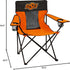 Logo Brands NCAA Oklahoma State Cowboys Elite Portable Chair - Premium Outdoor Chair with Cup Holder, Powder-Coated