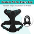 BARKBAY Dog Harness No Pull for Small Dogs - Adjustable, Reflective, Comfortable, Heavy-Duty, Black