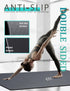 Yoga Mat Double-Sided Non Slip - 72'' x 32'' x 7mm Extra Wide Thick for Home Workout
