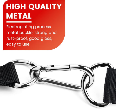 Ultra Heavy Duty Exercise Handles, Cable Gym Equipment Attachment with Non-Slip Comfort Grips